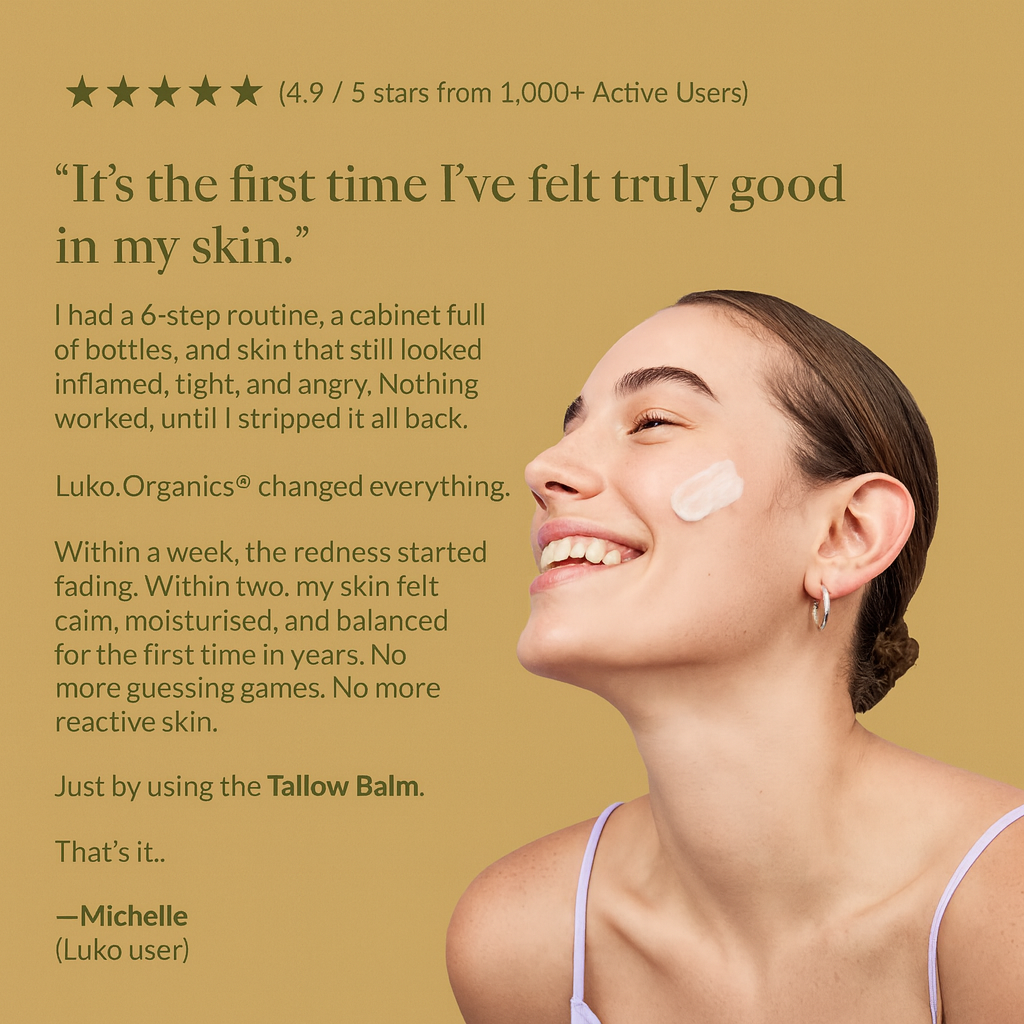 Wrinkle and Redness Fighting Tallow Balm